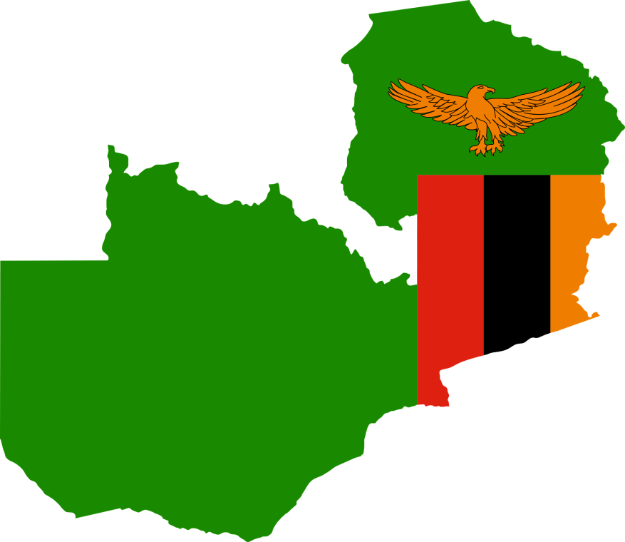 Zambia country and flag